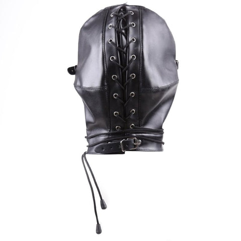 BDStyle BDSM Play Full Mask Eyes & Mouth Detachable Premium Modular Mask - Blindfolds And Masks