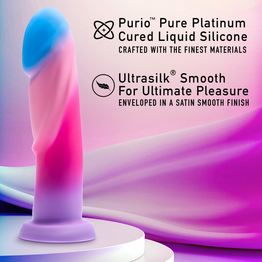 Blush Novelties Avant Borealis Dreams Cotton Candy Realistic Dildo 19.7cm - - Realistic Dildos
