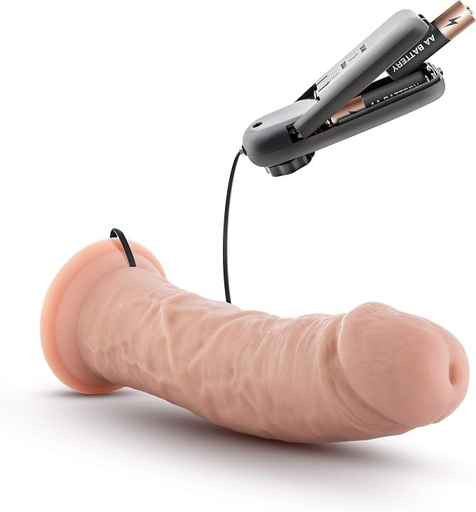 Blush Novelties Dr Skin Dr Joe Vibrating Dong Flesh 20.3cm Multi Speed - - Vibrating Dildos