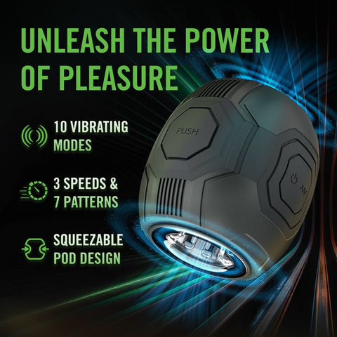 Blush Novelties M For Men Dome X USB Rechargeable Vibrating Male Masturbator - Masturbators and Strokers