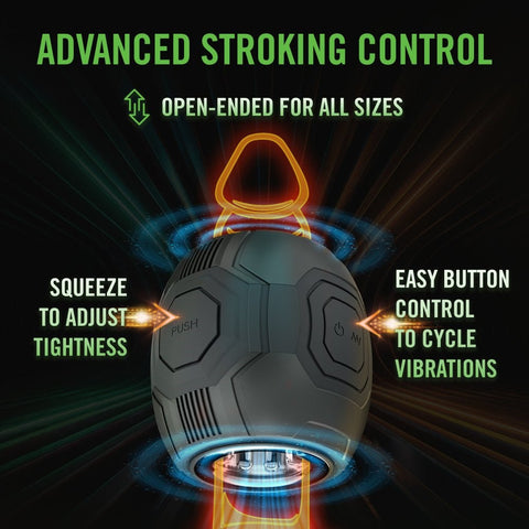 Blush Novelties M For Men Dome X USB Rechargeable Vibrating Male Masturbator - Masturbators and Strokers