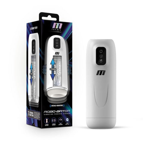 Blush Novelties M For Men Robo Bator USB Rechargeable Vibrating Masturbator - Masturbators and Strokers