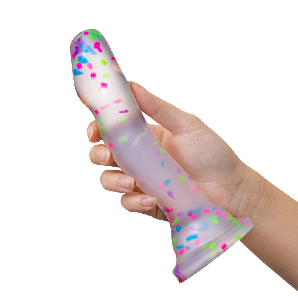 Blush Novelties Neo Elite Glow Hanky Panky Realistic Dong 19cm Glow Silicone - - Realistic Dildos