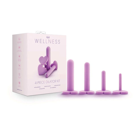 Blush Novelties Wellness Vaginal Dilators Set of 4 Sizes Purple Progressive - Pussy And Clit Toys