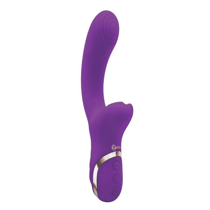 Xgen Products Bodywand G Play Dual Stimulator Squirt Trainer Rabbit Vibrator Purple - - Rabbit Vibrators
