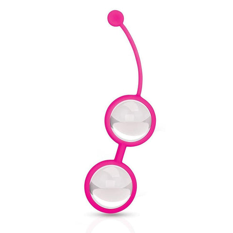 Xgen Products Bodywand Squeeze Crystal Kegel Toner Glass Weighted Kegel Balls Set Premium Glass - Love Eggs and Kegel Exercisers