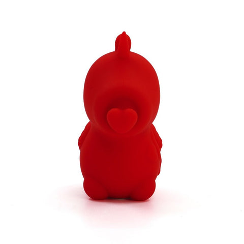 Unihorn Cupids Beau USB Rechargeable Heart Nosed Stimulator Red Clitoral Vibrator - Finger and Tongue Vibrators
