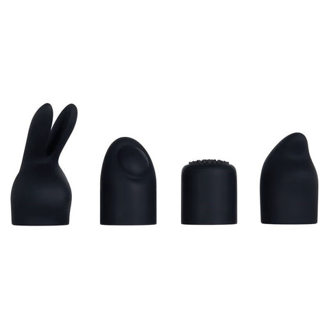 Evolved Tiny Treasures Mini Massager with 4 Attachments and 7 Speeds - Clit Ticklers and Pulsators