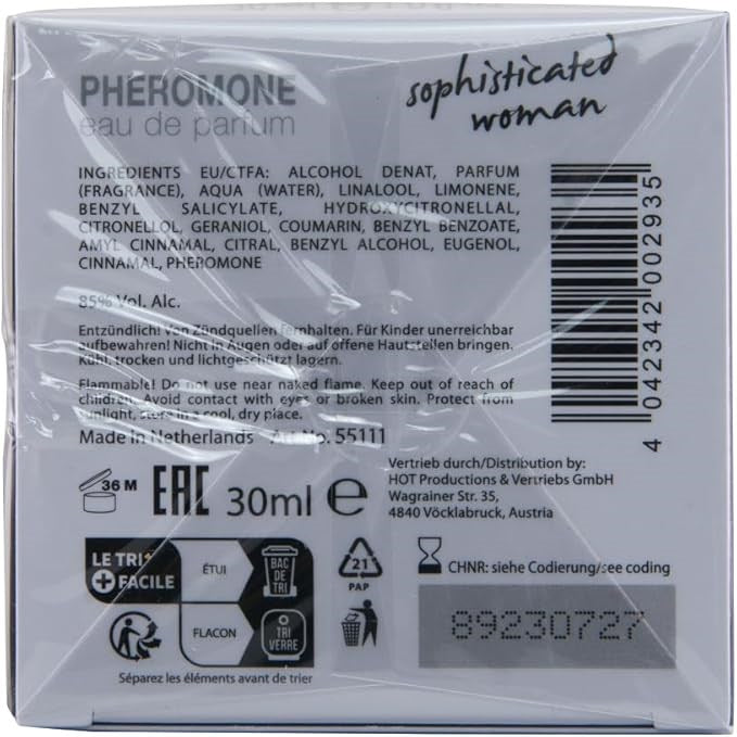 Hot Ero HOT Pheromone London Sophisticated Woman 30ml Bottle - - Sex Pheromones and Perfumes