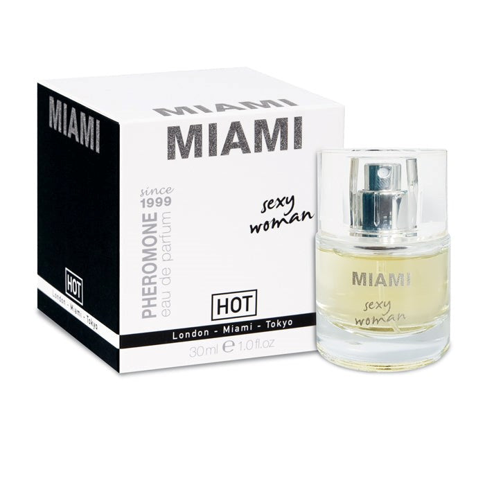 Hot Ero Hot Pheromone Miami Sexy Woman 30ml Bottle Enhanced Attraction - - Sex Pheromones and Perfumes