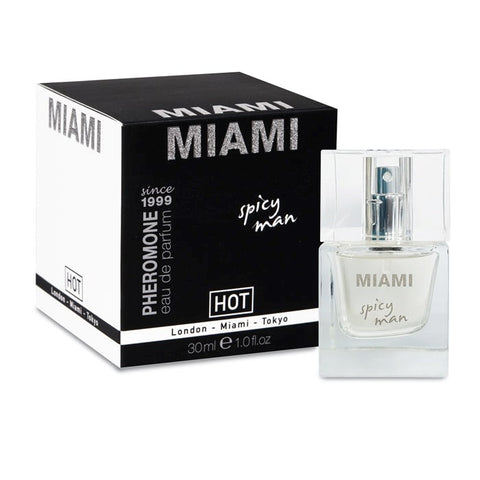 Hot Ero Hot Pheromone Miami Spicy Man Sex Pheromone Cologne 30ml - Sex Pheromones and Perfumes
