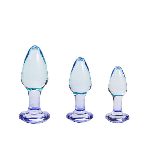 Maia Toys Maia BUTTIES Clear Butt Plugs Set of 3 Sizes Progressive Training - Butt Plugs