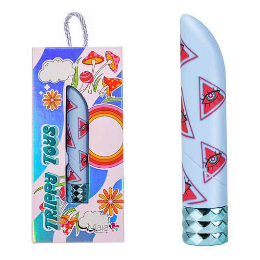 Maia Toys Maia GRATEFUL DEB USB Rechargeable Bullet Vibrator Light Blue 25 Functions - - Bullet Vibrators