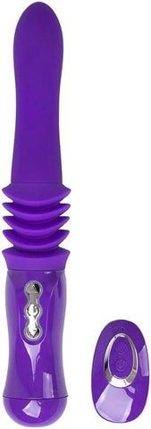 Maia Toys Maia Monroe USB Rechargeable Thrusting Remote Control Vibrator Purple - Remote Control Vibrators