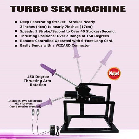 Myworld Turbo Mains Powered Sex Machine with Variable Speed Control - Sex Machines