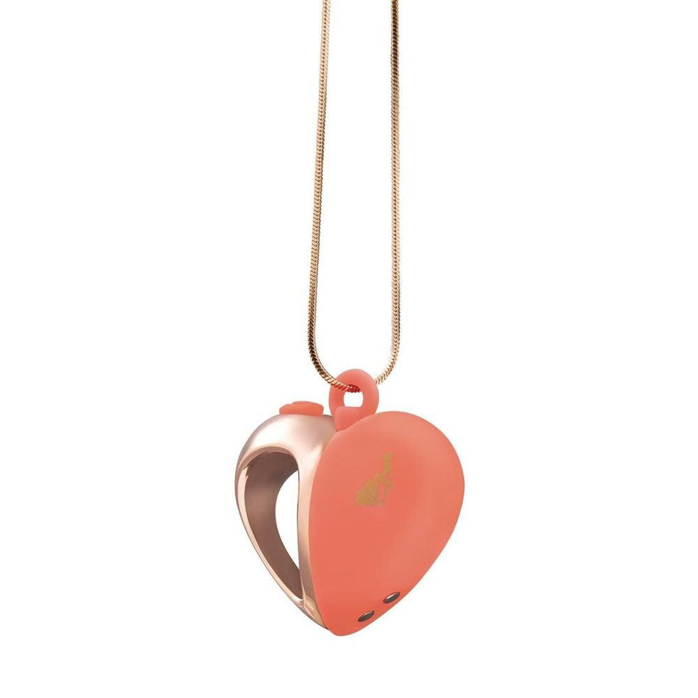 Xgen Products Secret Kisses LAPDANCE Heart Pendant Wearable Necklace Vibrator - - Personal Massagers
