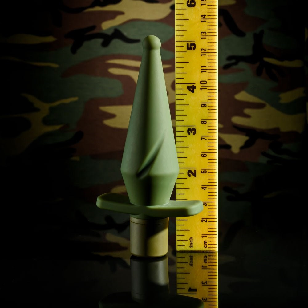 Evolved Selopa THE PRIVATE USB Rechargeable Vibrating Butt Plug Green Ball Tip - - Butt Plugs