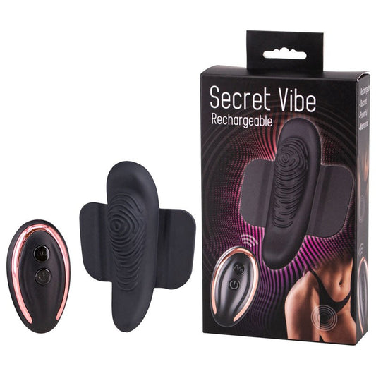 Seven Creations Secret USB Rechargeable Remote Controlled Panty Vibrator Black - - Remote Control Vibrators
