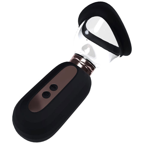 Shots Toys PUMPED Dazzling Auto USB Rechargeable Ladies Pump Black Clitoral Pump - Pussy And Clit Toys