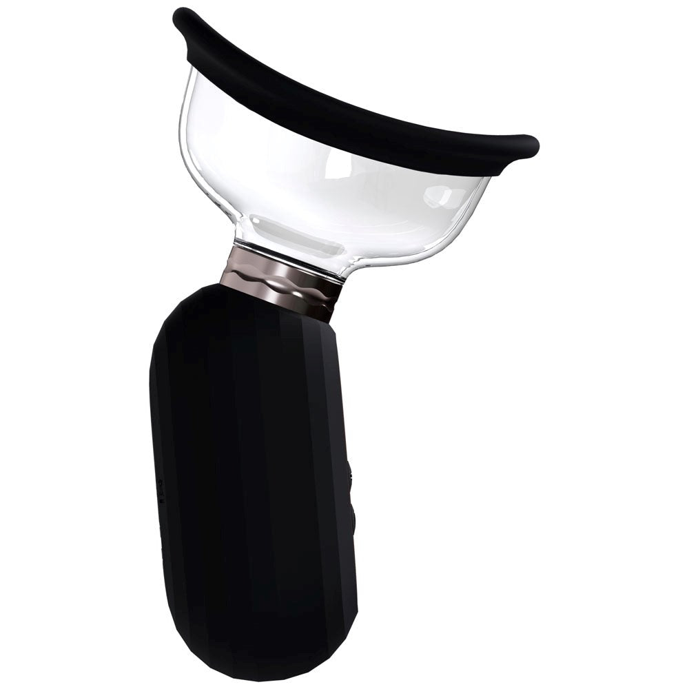 Shots Toys PUMPED Dazzling Auto USB Rechargeable Ladies Pump Black Clitoral Pump - - Pussy And Clit Toys