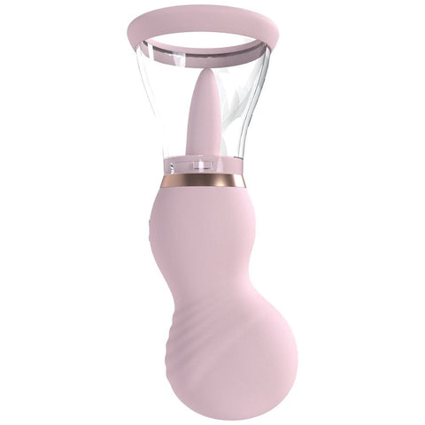 Shots Toys PUMPED Sensual Auto USB Rechargeable Vulva & Breast Pump Pink - Pussy And Clit Toys