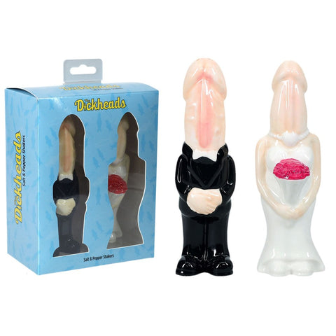 Shots Toys S LINE Dickheads Novelty Salt Pepper Shakers Ceramic Kitchen Fun - Party Gifts and Novelties