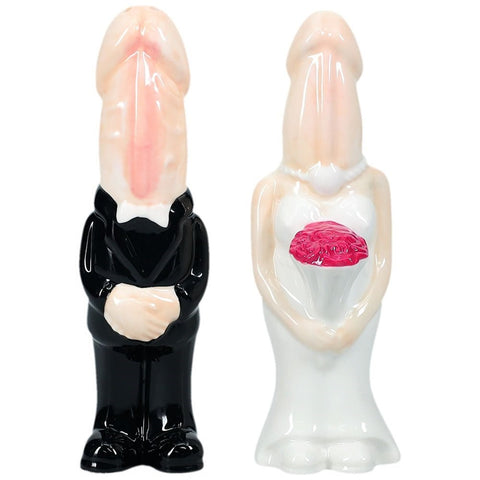 Shots Toys S LINE Dickheads Novelty Salt Pepper Shakers Ceramic Kitchen Fun - Party Gifts and Novelties