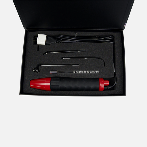 The Stockroom KinkLab Neon Wand 5 Piece Electrosex Kit Red Professional Grade - Electro Sex