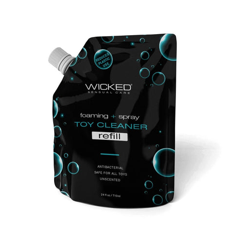 Wicked Sensual Care Antibacterial Sex Toy Cleaner Refill 710ml Natural Formula - Adult Toy Cleaner