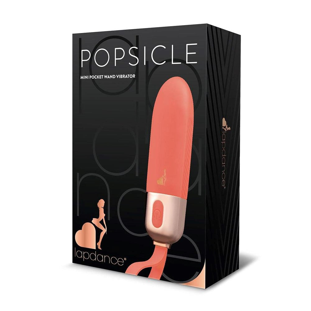 LAPDANCE Popsicle Mini Pocket Wand USB Rechargeable Bullet Vibrator Pink - - Bullet Vibrators