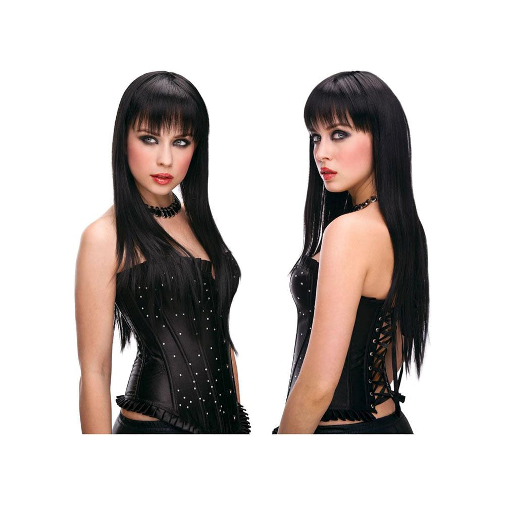 Xgen Products Synthetic PLEASURE WIGS Amber Black Premium Synthetic Wig - - Wigs and Gloves