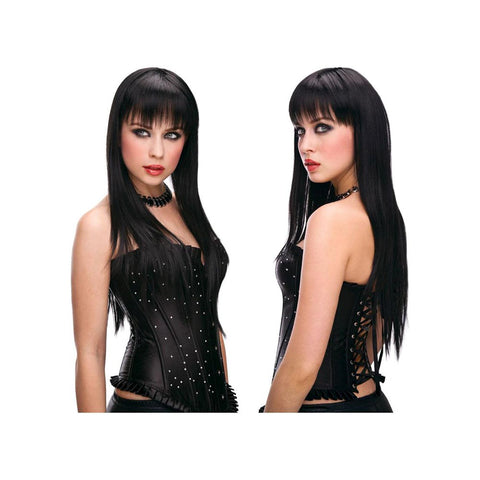 Xgen Products Synthetic PLEASURE WIGS Amber Black Premium Synthetic Wig - Wigs and Gloves