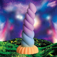XR Brands Creature Cocks Mystique Fantasy Silicone Unicorn Dildo Coloured 21cm - - Realistic Dildos