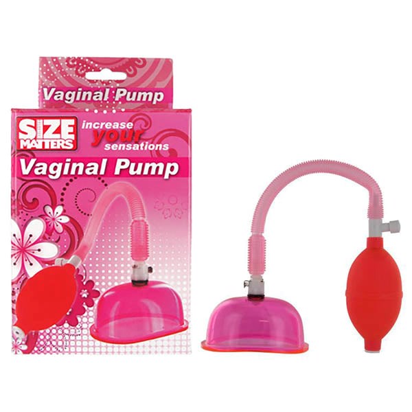 XR Brands Size Matters Vaginal Pump And Cup Set Pink Medical Grade System - - Pussy And Clit Toys