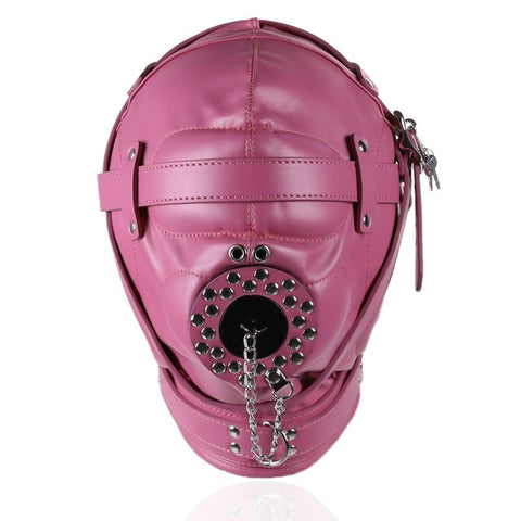 BDStyle Sensory Deprivation Fetish Play Hood with Locking System - Bondage Hoods