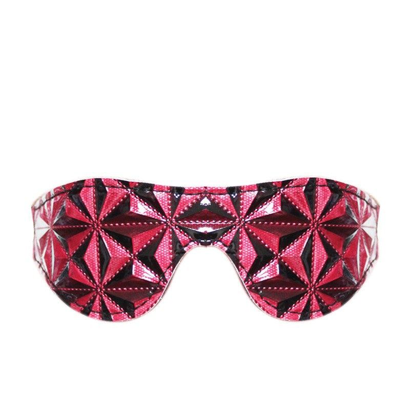 BDStyle Diamond Patterned Sinful Blindfold Sensory Deprivation BDSM Sex Toy - Blindfolds And Masks