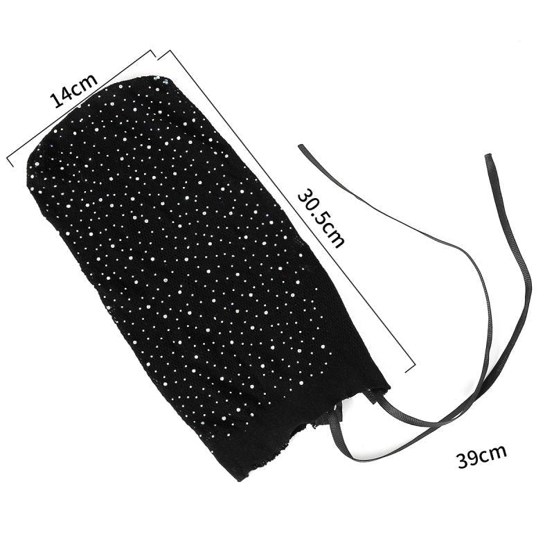 BDStyle Full Hood Cover With Diamond Breathable Mesh Sensory Deprivation Hood - Bondage Hoods