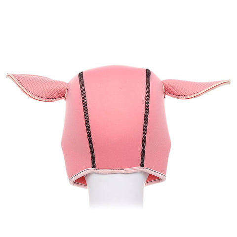 BDStyle Pig Head Bondage Hood with Removable Snout and Adjustable Ears - Bondage Hoods