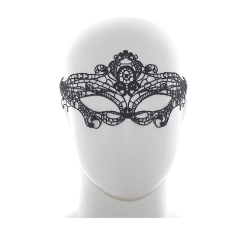 BDStyle Romantic Black Lace Mask for Roleplay and Intimate Fantasy Sessions - Blindfolds And Masks
