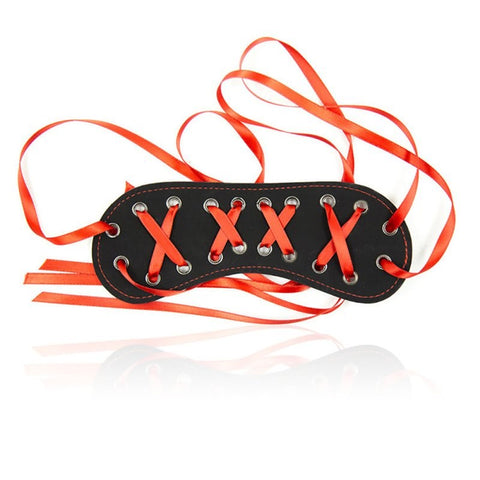 BDStyle Shoelaces Style Blindfold Sensory Deprivation Sex Toy - Blindfolds And Masks