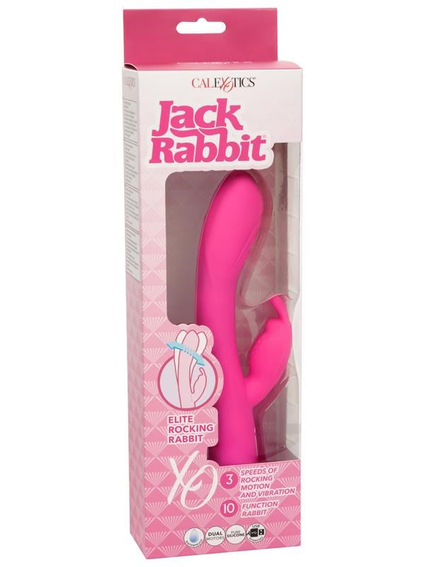 California Exotics Jack Rabbit Elite Rocking Rabbit Vibrator Dual Stimulation - Rabbit Vibrators