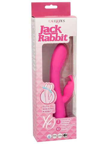 California Exotics Jack Rabbit Elite Rocking Rabbit Vibrator Dual Stimulation - Rabbit Vibrators