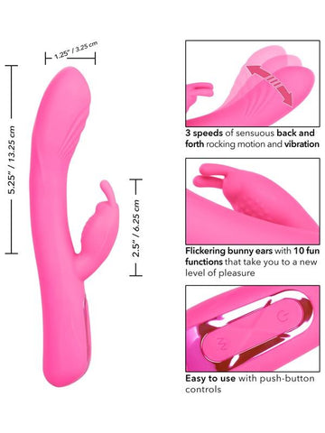 California Exotics Jack Rabbit Elite Rocking Rabbit Vibrator Dual Stimulation - Rabbit Vibrators