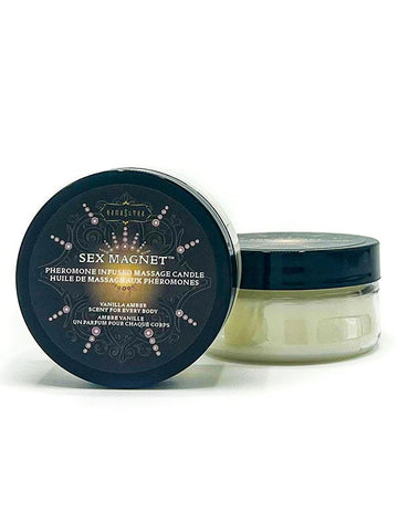 Kama Sutra Sex Magnet Pheromone Massage Candle Vanilla Amber Arousing Oil - Bath and Intimate Fragrances