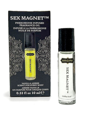 Kama Sutra Sex Magnet Pheromone Roll On Fragrance Oil Vanilla Amber for Attraction - Bath and Intimate Fragrances