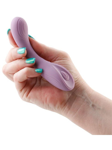 NS Novelties Desire Pure Rechargeable Vibrator Dusty Lavender Clitoral - G-Spot Vibrators