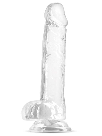 NS Novelties Fantasia Ballsy 6.5 Inch Dildo Clear with Flexible Design - Realistic Dildos