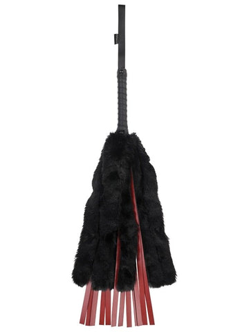 Sportsheets Saffron Faux Fur Flogger Dual Sensation BDSM Impact Play - Whips And Crops