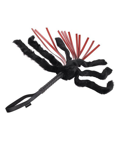 Sportsheets Saffron Faux Fur Flogger Dual Sensation BDSM Impact Play - Whips And Crops