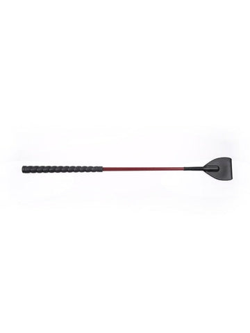 Sportsheets Saffron Leather Crop With Rubberized Grip BDSM Impact Play - Whips And Crops